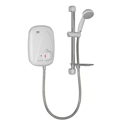 Mira Sh Mira - Vigour Thermostatic Power Shower - White & Chrome 6 Mira Sh Mira - Vigour Thermostatic Power Shower - White & Chrome -Shower Baths Discount 1.1532.353 l