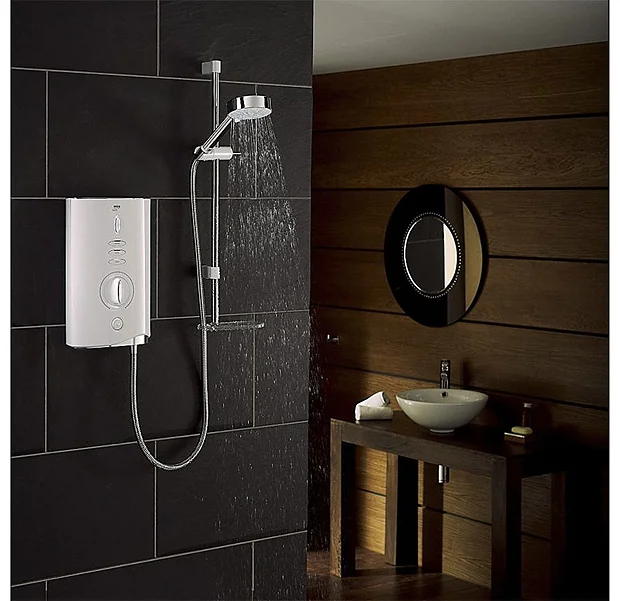 Mira Sh Mira - Sport Max 10.8kw Electric Shower - White & Chrome 5 Mira Sh Mira - Sport Max 10.8kw Electric Shower - White & Chrome - Image 3