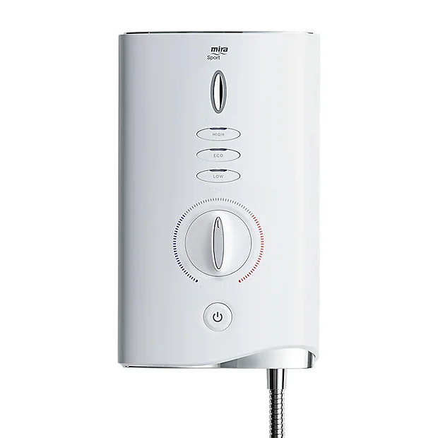 Mira Sh Mira - Sport Max 9.0kw Electric Shower - White & Chrome 7 Mira Sh Mira - Sport Max 9.0kw Electric Shower - White & Chrome - Image 5