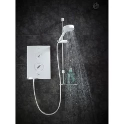 Mira Sh Mira - Sport Multi-fit 9.0kw Electric Shower - White & Chrome 11 Mira Sh Mira - Sport Multi-fit 9.0kw Electric Shower - White & Chrome -Shower Baths Discount 1.1746.009 d2