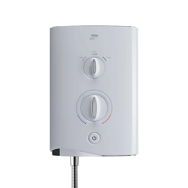 Mira Sh Mira - Sport Multi-fit 9.0kw Electric Shower - White & Chrome 8 Mira Sh Mira - Sport Multi-fit 9.0kw Electric Shower - White & Chrome - Image 6