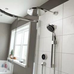 Mira Sh Mira Platinum Dual Rear Fed Digital Shower - Pumped