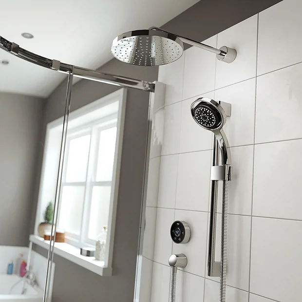 Mira Sh Mira Platinum Dual Rear Fed Digital Shower - Pumped 3 Mira Sh Mira Platinum Dual Rear Fed Digital Shower - Pumped