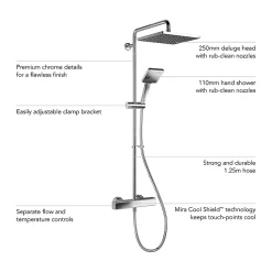 Mira Sh Mira Honesty ERD Thermostatic Shower Mixer - Chrome -Shower Baths Discount 1.1901.002 d1nnn