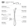 Mira Sh Mira Evoco Dual Outlet Chrome Thermostatic Mixer Shower -Shower Baths Discount 1.1967.002 d7