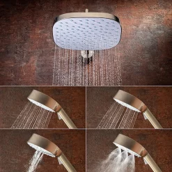 Mira Sh Mira Evoco Dual Outlet Brushed Nickel Thermostatic Mixer Shower -Shower Baths Discount 1.1967.004 d3