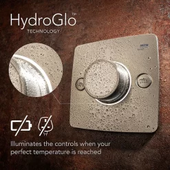 Mira Sh Mira Evoco Dual Outlet Brushed Nickel Thermostatic Mixer Shower -Shower Baths Discount 1.1967.004 d5