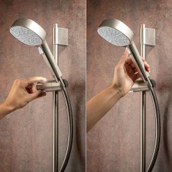 Mira Sh Mira Evoco Dual Outlet Brushed Nickel Thermostatic Mixer Shower With Bathfill -Shower Baths Discount 1.1967.008 d2