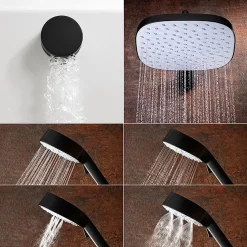 Mira Sh Mira Evoco Triple Outlet Matt Black Thermostatic Mixer Shower With Bathfill -Shower Baths Discount 1.1967.010 d2