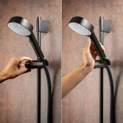 Mira Sh Mira Evoco Triple Outlet Matt Black Thermostatic Mixer Shower With Bathfill -Shower Baths Discount 1.1967.010 d3