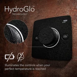 Mira Sh Mira Evoco Triple Outlet Matt Black Thermostatic Mixer Shower With Bathfill -Shower Baths Discount 1.1967.010 d5