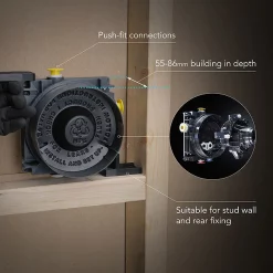 Mira Sh Mira Evoco Triple Outlet Brushed Nickel Thermostatic Mixer Shower With Bathfill -Shower Baths Discount 1.1967.011 d4