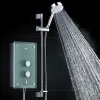 Mira Sh Mira - Azora 9.8kw Thermostatic Electric Shower - Frosted Glass 1 Mira Sh Mira - Azora 9.8kw Thermostatic Electric Shower - Frosted Glass -Shower Baths Discount 11634011 d1