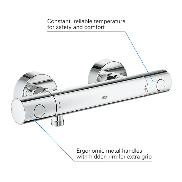 Grohe G800 Thermostatic Low Pressure Euphoria Shower Set 6 Grohe G800 Thermostatic Low Pressure Euphoria Shower Set - Image 4
