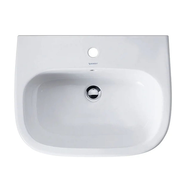 Duravit D-Code 1TH Basin + Full Pedestal 6 Duravit D-Code 1TH Basin + Full Pedestal - Image 4