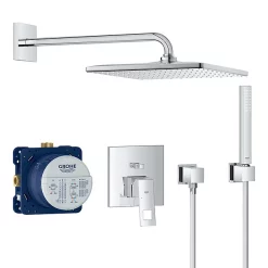 Grohe Eurocube Perfect Shower Set With Rainshower Mono 310 Cube -Shower Baths Discount 25238000 l
