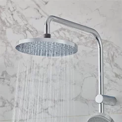Hansgrohe Vernis Blend EcoSmart Showerpipe 200 Thermostatic Shower Mixer 9 Hansgrohe Vernis Blend EcoSmart Showerpipe 200 Thermostatic Shower Mixer -Shower Baths Discount 26089000 d1n