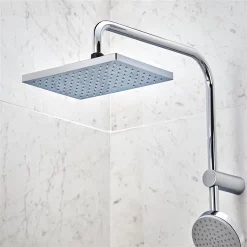 Hansgrohe Vernis Shape EcoSmart Showerpipe 230 Thermostatic Bath Shower Mixer 11 Hansgrohe Vernis Shape EcoSmart Showerpipe 230 Thermostatic Bath Shower Mixer -Shower Baths Discount 26098000.ai2