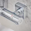 Hansgrohe Vernis Shape EcoSmart Showerpipe 230 Thermostatic Bath Shower Mixer -Shower Baths Discount 26098000.ai5