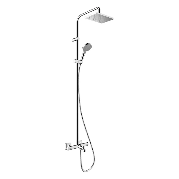 Hansgrohe Vernis Shape EcoSmart Showerpipe 230 Thermostatic Bath Shower Mixer 4 Hansgrohe Vernis Shape EcoSmart Showerpipe 230 Thermostatic Bath Shower Mixer - Image 2