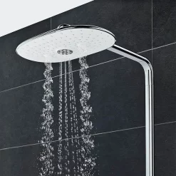 Grohe Rainshower SmartControl 360 DUO Shower System - Moon White -Shower Baths Discount 26250ls0 d2