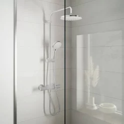 Hansgrohe Pack Of 2 Vernis Blend Showerpipe 200 Thermostatic Shower Mixer