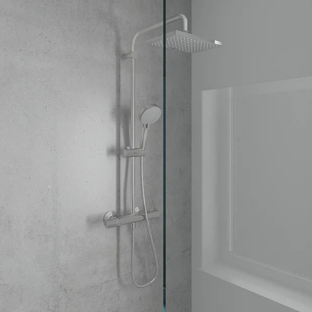 Hansgrohe Pack Of 2 Vernis Shape Showerpipe 230 Thermostatic Shower Mixer 5 Hansgrohe Pack Of 2 Vernis Shape Showerpipe 230 Thermostatic Shower Mixer - Image 3