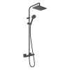 Hansgrohe Vernis Shape Showerpipe 230 Thermostatic Shower Mixer - Matt Black 1 Hansgrohe Vernis Shape Showerpipe 230 Thermostatic Shower Mixer - Matt Black -Shower Baths Discount 26286670 l