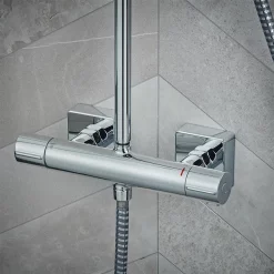 Hansgrohe Vernis Shape Green Showerpipe 230 Thermostatic Shower Mixer -Shower Baths Discount 26319000.ai2