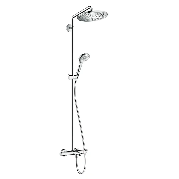 Hansgrohe Croma Select S Showerpipe 280 Thermostatic Bath Shower Mixer 4 Hansgrohe Croma Select S Showerpipe 280 Thermostatic Bath Shower Mixer - Image 2