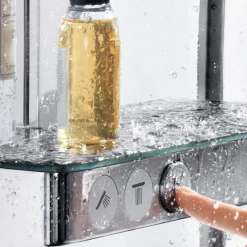 Hansgrohe Raindance Select E Showerpipe 300 With ShowerTablet Select 300 Thermostatic Shower - Chrome -Shower Baths Discount 27127000 d1