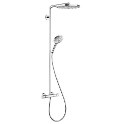 Hansgrohe Raindance Select S Showerpipe 300 Thermostatic Shower Mixer - Chrome