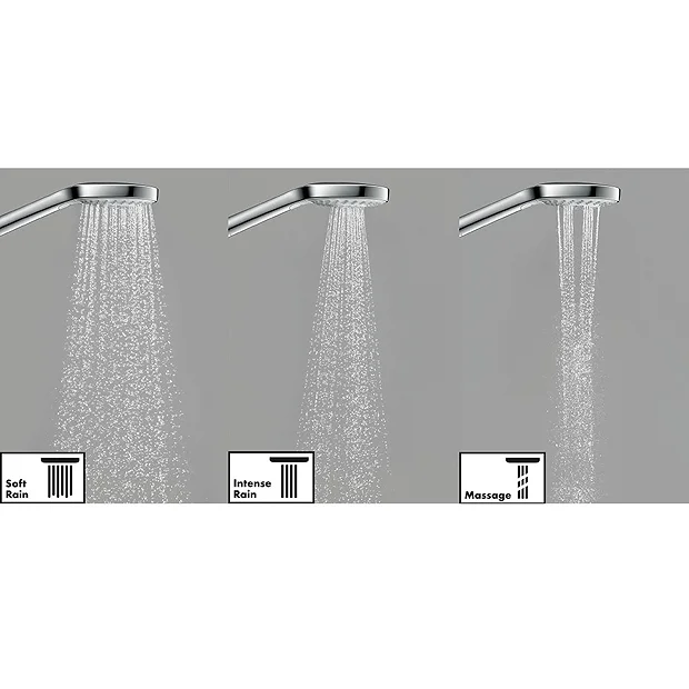 Hansgrohe Croma Select S SemiPipe Multi With Thermostatic Shower Mixer 3 Hansgrohe Croma Select S SemiPipe Multi With Thermostatic Shower Mixer