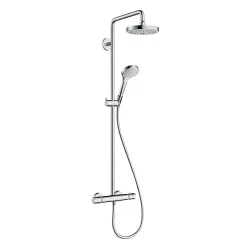 Hansgrohe Croma Select S Showerpipe 180 Thermostatic Shower Mixer