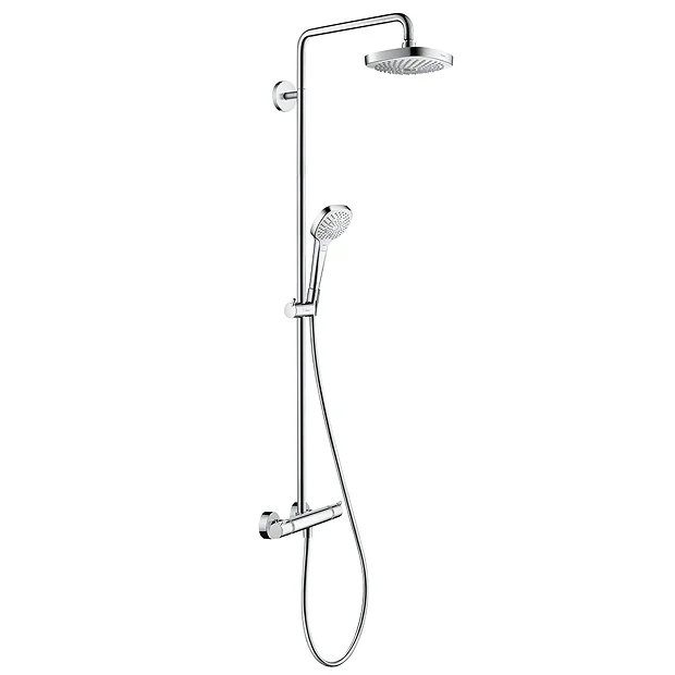 Hansgrohe Croma Select E Showerpipe 180 Thermostatic Shower Mixer 3 Hansgrohe Croma Select E Showerpipe 180 Thermostatic Shower Mixer