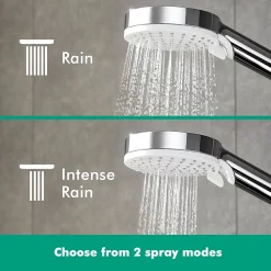 Hansgrohe Crometta S Showerpipe 240 Thermostatic Shower Mixer -Shower Baths Discount 27267000 d6n