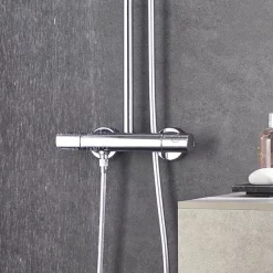Grohe Euphoria 180 Thermostatic Shower System 12 Grohe Euphoria 180 Thermostatic Shower System -Shower Baths Discount 27296001 d2