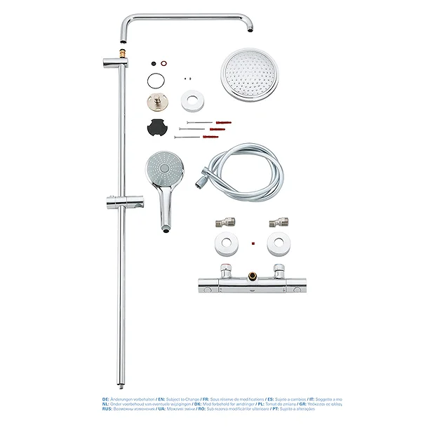 Grohe Euphoria 180 Thermostatic Shower System 3 Grohe Euphoria 180 Thermostatic Shower System