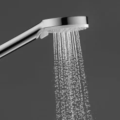 Hansgrohe Crometta Vario Thermostatic Shower System With 65cm Shower Slider Rail Kit -Shower Baths Discount 27812400 d1