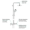 Grohe New Tempesta Cosmopolitan 160 Thermostatic Shower System 2 Grohe New Tempesta Cosmopolitan 160 Thermostatic Shower System -Shower Baths Discount 27922000 d6
