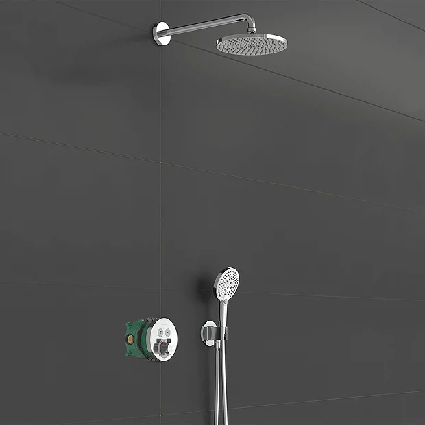 Hansgrohe Raindance S Complete Shower Set With Wall Mounted Shower Handset 3 Hansgrohe Raindance S Complete Shower Set With Wall Mounted Shower Handset