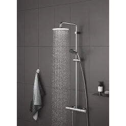 Grohe Vitalio Start 210 Thermostatic Shower System 10 Grohe Vitalio Start 210 Thermostatic Shower System -Shower Baths Discount 27960001 d1