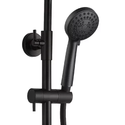 Just Taps Plu JTP Vos Matt Black Thermostatic Shower -Shower Baths Discount 2852819mb d2n