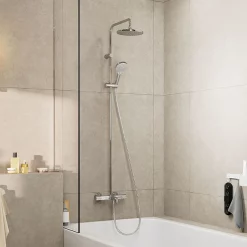 Hansgrohe Vernis Blend Showerpipe 200 Thermostatic Bath Shower Mixer -Shower Baths Discount 2 26274000