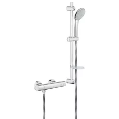 Grohe Grohtherm 1000 Cosmopolitan Thermostatic Shower Mixer And Kit