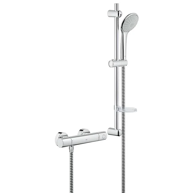Grohe Grohtherm 1000 Cosmopolitan Thermostatic Shower Mixer And Kit 3 Grohe Grohtherm 1000 Cosmopolitan Thermostatic Shower Mixer And Kit
