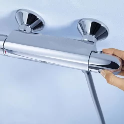 Grohe Grohtherm 1000 New Thermostatic Shower Mixer And Kit -Shower Baths Discount 34557000 d2