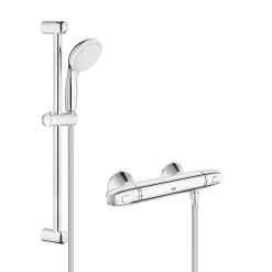 Grohe Grohtherm 1000 New Thermostatic Shower Mixer And Kit -Shower Baths Discount 34557001 l1