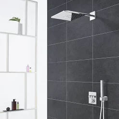 Grohe Grohtherm SmartControl Square Perfect Shower Set With Rainshower 310 SmartActive -Shower Baths Discount 34706000 d1