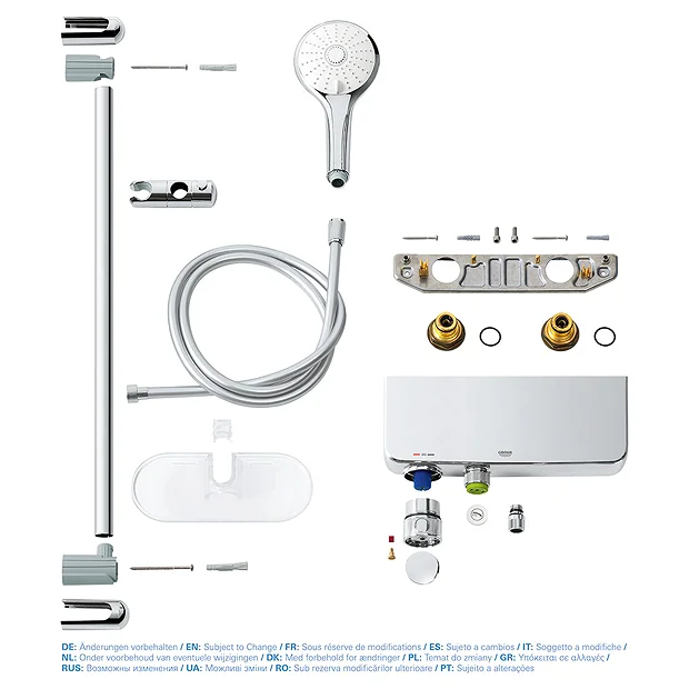 Grohe Grohtherm SmartControl Thermostatic Shower Mixer And Kit 3 Grohe Grohtherm SmartControl Thermostatic Shower Mixer And Kit